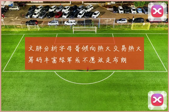 文胖分析字母哥倾向热火交易热火筹码丰富绿军或不愿放走布朗